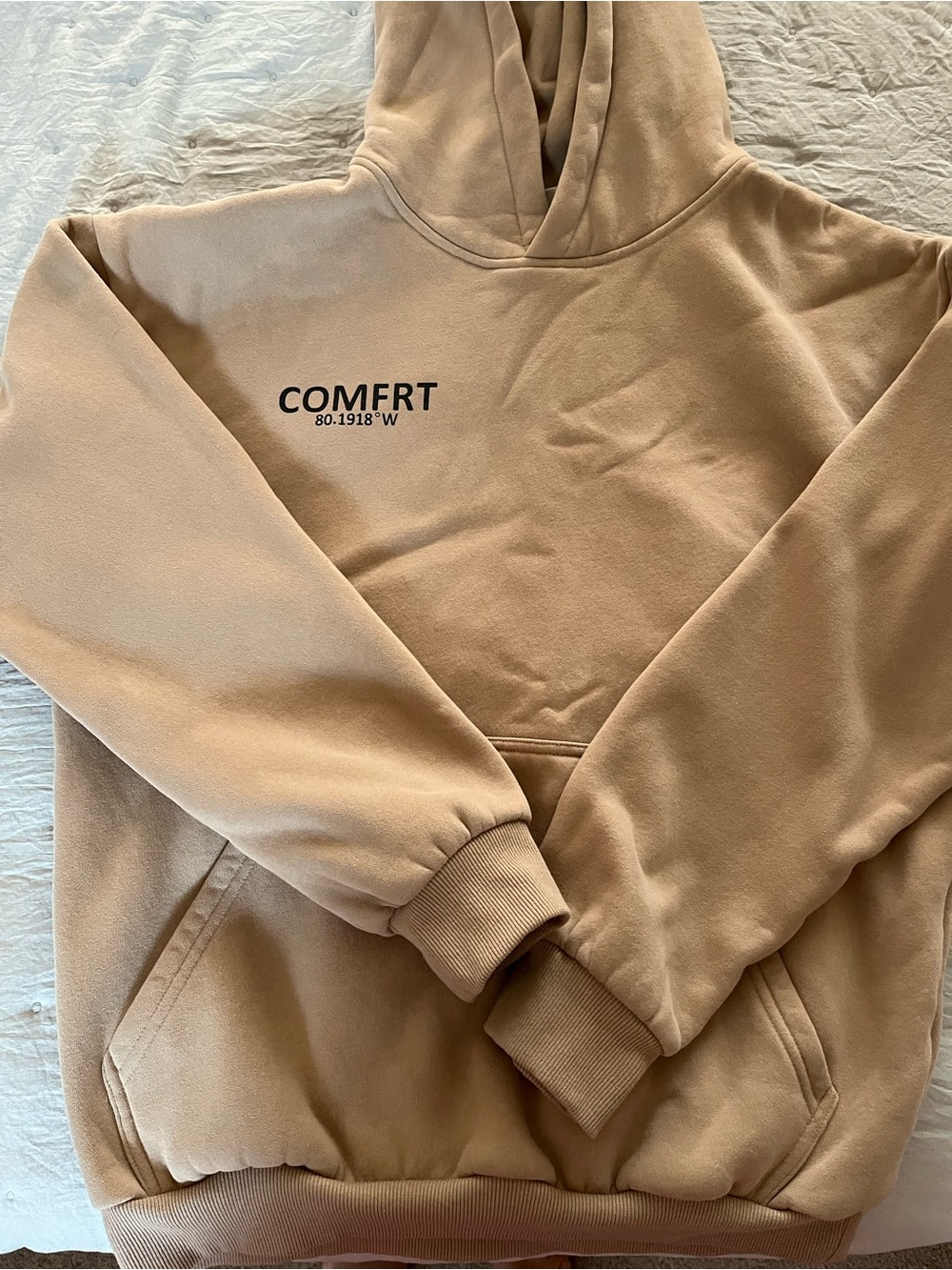 Women’s Comfrt Tan Hoodie Sweatshirt and sweatpants